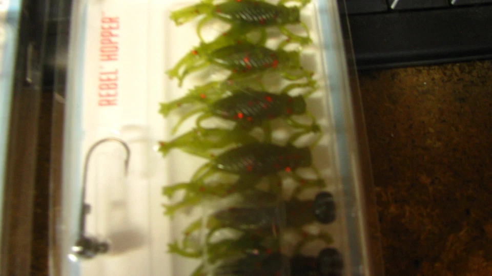 Iscas macias Rebel "live flex", 6 ct, frete grátis - Imagem 1 de 1