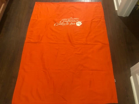 Clemson Tigers Conference center & Inn 53 x 38 blanket collectible Cover