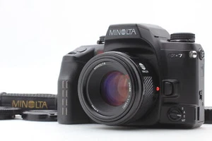[Near MINT] Minolta Maxxum Dynax Alpha 7 Camera AF 50mm F1.7 Lens From JAPAN - Picture 1 of 17