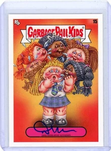 DAVID GROSS 2020 GARBAGE PAIL KINDER GPK #15 SPÄTE SCHULE Autogramm AUTOKARTE 1/35 - Bild 1 von 2
