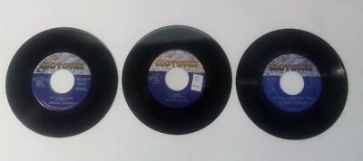 Michael Jackson I Wanna Be Where You Are Motown 45rpm Vinyl Records Lot - Image 1 of 4