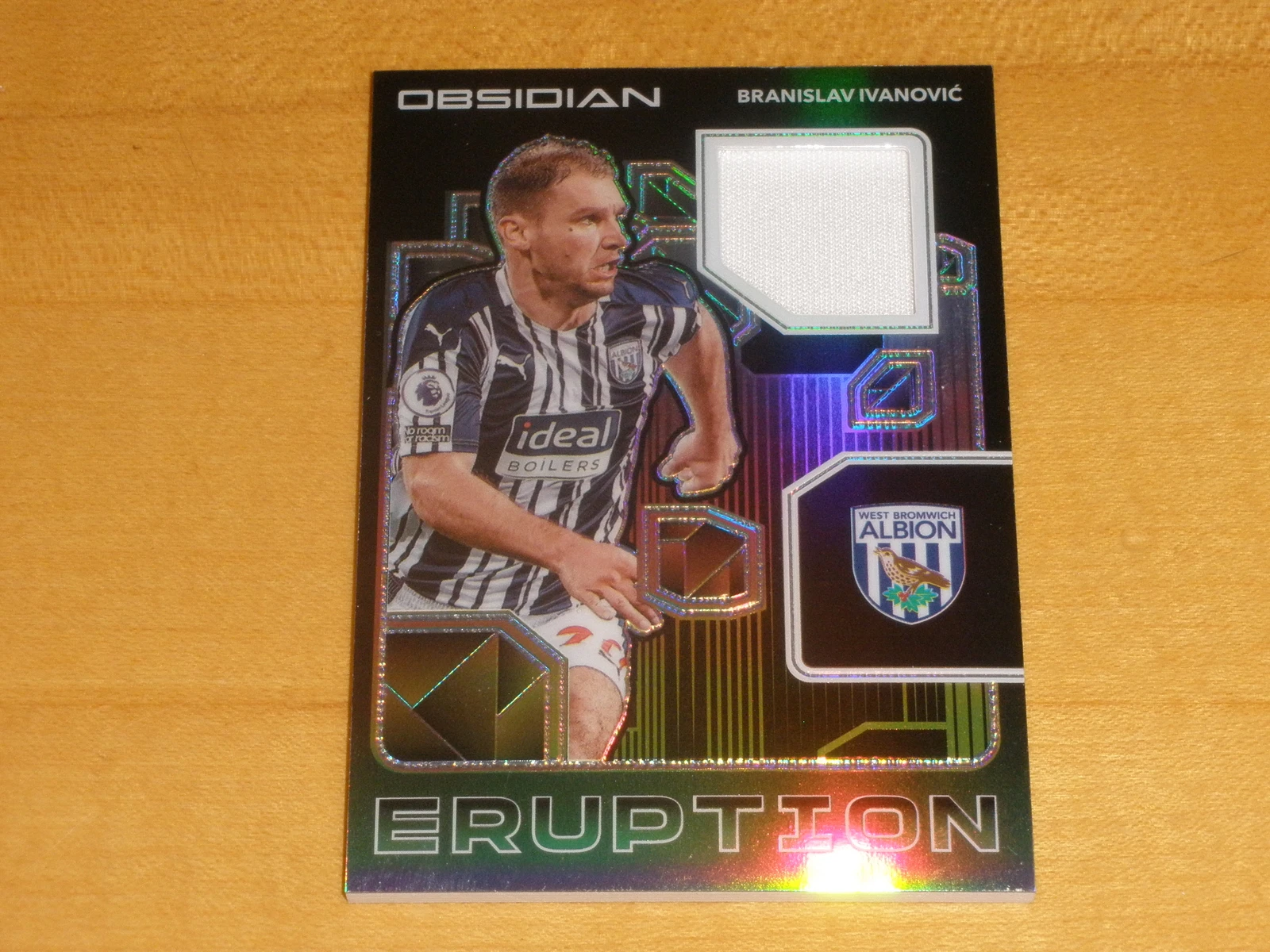 2020-21 Panini Obsidian Eruption Silver Prizm Jersey Branislav Ivanovic 079/149