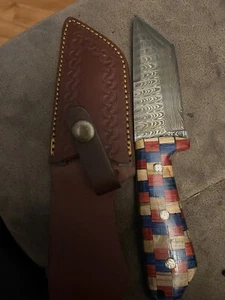 damascus folding knife - Picture 1 of 3
