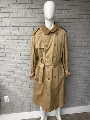 Gabardina Mark Shale De Colección Hombres Tostada Doble Pecho Talla 44Long Foto 1 de 4