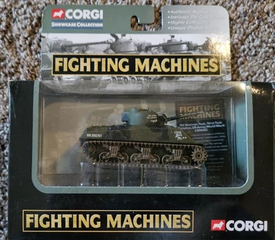 Corgi Fighting Machines 761st Tank Batta U.S. Army  WWII M4 SHERMAN TANK CS90302 - Image 1 of 4