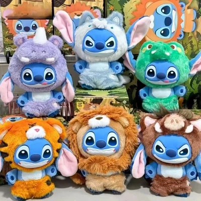 TOPTOY Stitch Animal Salvaje Serie Caja Ciega Figuras Juguete Nuevo Regalo Peluche Pandent Foto 1 de 4