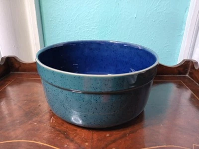 Denby-Langley Arlequín 8" Gres Souffle Plato para Hornear Tazón Azul Verde Foto 1 de 4