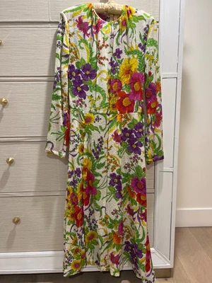 Vestido floral Balenciaga París talla 2 Foto 1 de 4