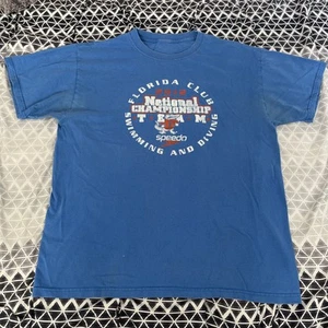 Y2k Florida Gators Swimming & Diving T-Shirt NCAA GATORS National Championship - Picture 1 of 9
