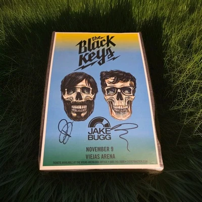The Black Keys autographed concert poster Dan Auerbach and Patrick Carney - Image 1 of 4
