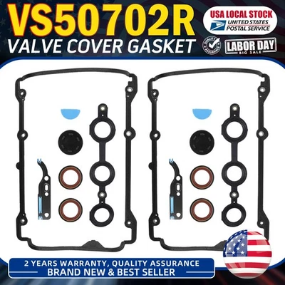 Kit de junta de motor de sellado cubierta de válvula para Audi A6 1998-2001 impermeable a prueba de aceite Foto 1 de 4