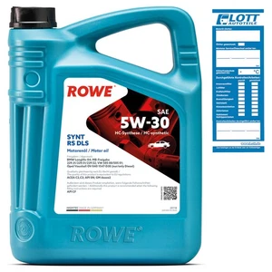 5L ROWE Motoröl Hightec Synt RS DLS 5W-30 BMW LL-04 MB 229.31 229.52 VW 505 00 - Bild 1 von 7