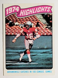 1975 Topps #452 Dan Abramowicz HL (MINT) - Bild 1 von 2