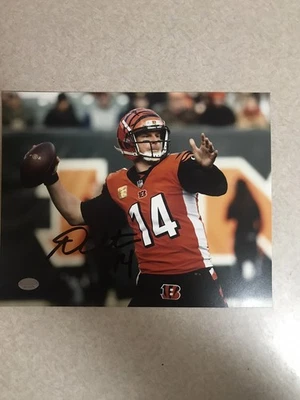 Foto autografada por Andy Dalton Cincinnati Bengals NFL QB 8x10 com certificado de autenticidade GTSM - Imagem 1 de 3