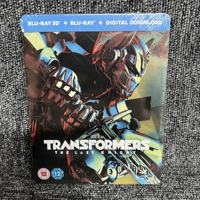 TRANSFORMERS - THE LAST KNIGHT (LIMITED STEELBOOK) [BLU-RAY 3D+2D] NEW & SEALED - Image 1 of 2