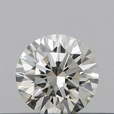 GIA CERTIFIED Natural L/VS Diamond 0.18 Ct Loose 3 mm Size Brilliant Round Cut - Image 1 of 4