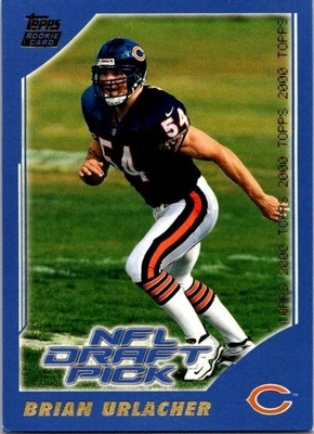 2000 Topps Brian Urlacher #383 Rookie Card RC Chicago Bears HOF Hall of Fame - Image 1 of 2