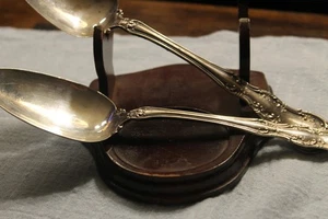 RW PAT 1890 Vier Sterlingsilber Servierlöffel 8,5" 137 GRAMM/4,07 Toz rein slv - Bild 1 von 13