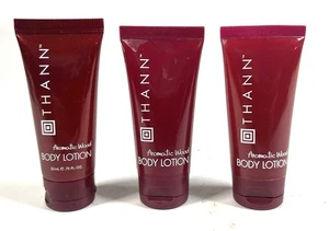Lot Of 3 THANN Aromatic Wood Body Lotion Travel Size 0.75 oz - Picture 1 of 6