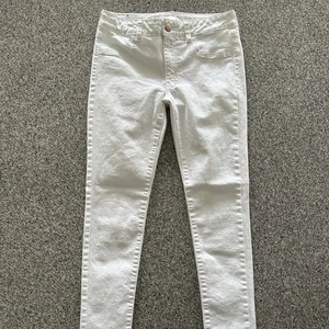 American Eagle Super Super Stretch Jegging Women’s Size 6 Reg White Mid Rise - Picture 1 of 10