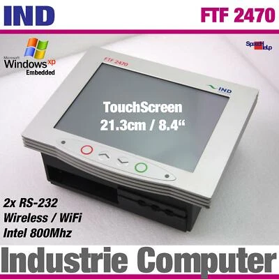 Terminali Veicolo FTF 2470 1GB CF Card Carta Windows XP Embedded Alimentatore - Immagine 1 di 4