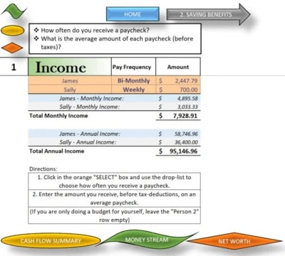 Step-by-step Personal Budget, Expense & Net Worth Track, DIY Financial Planning - Image 1 of 4