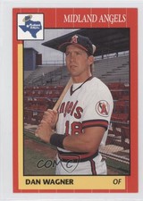 1990 Grand Slam Midland Angels Dan Wagner #20