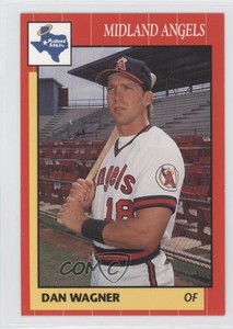 1990 Grand Slam Midland Angels Dan Wagner #20