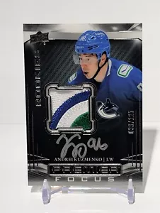 2023-24 Premier Andrei Kuzmenko Rookie Patch Auto Premier Focus /125 - Picture 1 of 2