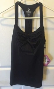 Camiseta sin mangas deportiva Adedge Performance negra busto torcido espalda de corredor para mujer S informal - Imagen 1 de 7