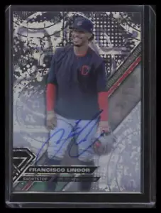 2017 Topps High Tek Clubhouse Images Autographs CIFL Francisco Lindor Auto 2/50 - Picture 1 of 2