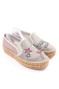 GAIMO Sneaker con zeppa Donna Taglia IT 39 grigio chiaro-rosa-blu stile casual - Foto 1 di 5