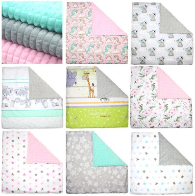 PRIMAWELA Kissenbezug MINKY Wendebezug Kissenhülle Hülle Kissen Bezug Baby Kinder Deko