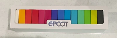 New D23 Expo 2019 WDI Epcot Pavilion Rainbow Pin Collection Boxed Pin Set LE 200 - Image 1 of 4