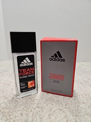 Adidas Men's Lot Of 2 Team Force Aftershave And Body Spray New - Image 1 of 4