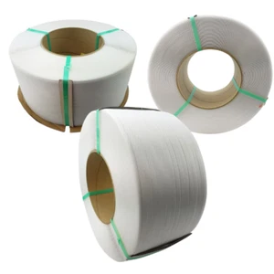 MACHINE PALLET STRAPPING 12mmx3000m BANDING STRAPS FOR PACKING CARTONS PALLETS - Picture 1 of 4