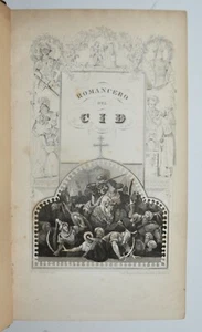 ROMANCERO DEL CID - fig. 1840 - raro - Foto 1 di 7