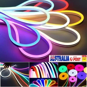 5M 10M 20M LED Strip Neon Flex Rope Light Waterproof DC 12V Outdoor Lighting AU - Picture 1 of 19
