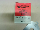 Precision Brand 42215 Stainless Slotted Shim (20 Pk) 2"x2" - New In Box
