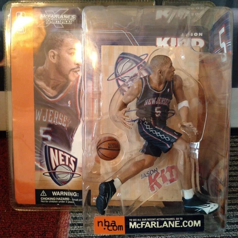 NBA Figure McFarlane Jason Kidd Basketball Nets Collection W/ Certificate 4060AK Cover