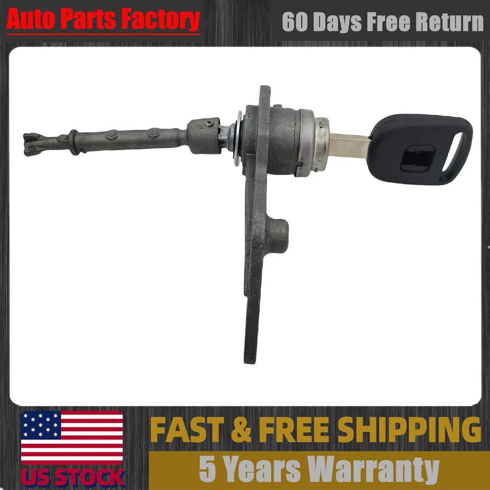 2015 2016 2017 2018 2019 2020 Honda Fit Front Left Driver Door Lock Cylinder Key - Image 1 of 4