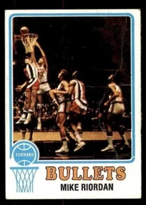 1973-74 TOPPS BASKETBALL WASHINGTON BULLETS #35 MIKE RIORDAN / FAIR / CREASES - Picture 1 of 2