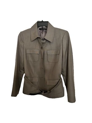 Blazer traje forrado con cinturón para mujer Anne Klein talla 14 Foto 1 de 4