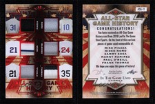 2019 Leaf ITG Used Sports Red /3 Mike Piazza Hideo Nomo Sammy Sosa Manny Ramirez