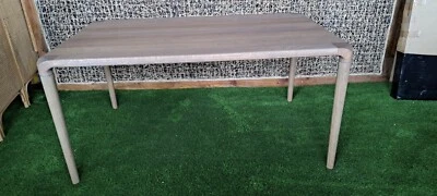 6 Seater Dining Table, CaltonFurnitur Tambour 155cm Holcot Dining Table RRP £699 - Image 1 of 4