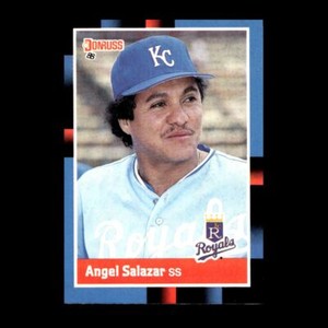Angel Salazar 1988 Donruss Kansas City Royals #502 R319I 1