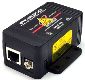 Ditek DTK-MRJPOES Surge Protector Single Channel Sheilded RJ45 10GbE PoE - Photo 1/6