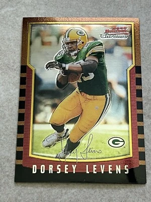2000 Bowman Chrome #82 Dorsey Levens NFL Green Bay Packers - Image 1 of 2