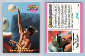 Adam Johnson #47 Beach Sports 1992 Trading Card