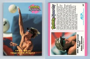 Adam Johnson #47 Beach Sports 1992 Volleyball Trading Card - Picture 1 of 1